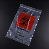 Bossa d'exemplars personalitzada Biohazaed Bossa d'exemplars que es pot tancar per al laborratori