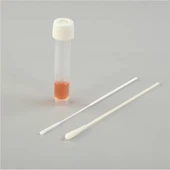 Tub de recollida d’exemplars de virus d’un sol ús amb kits de hisop